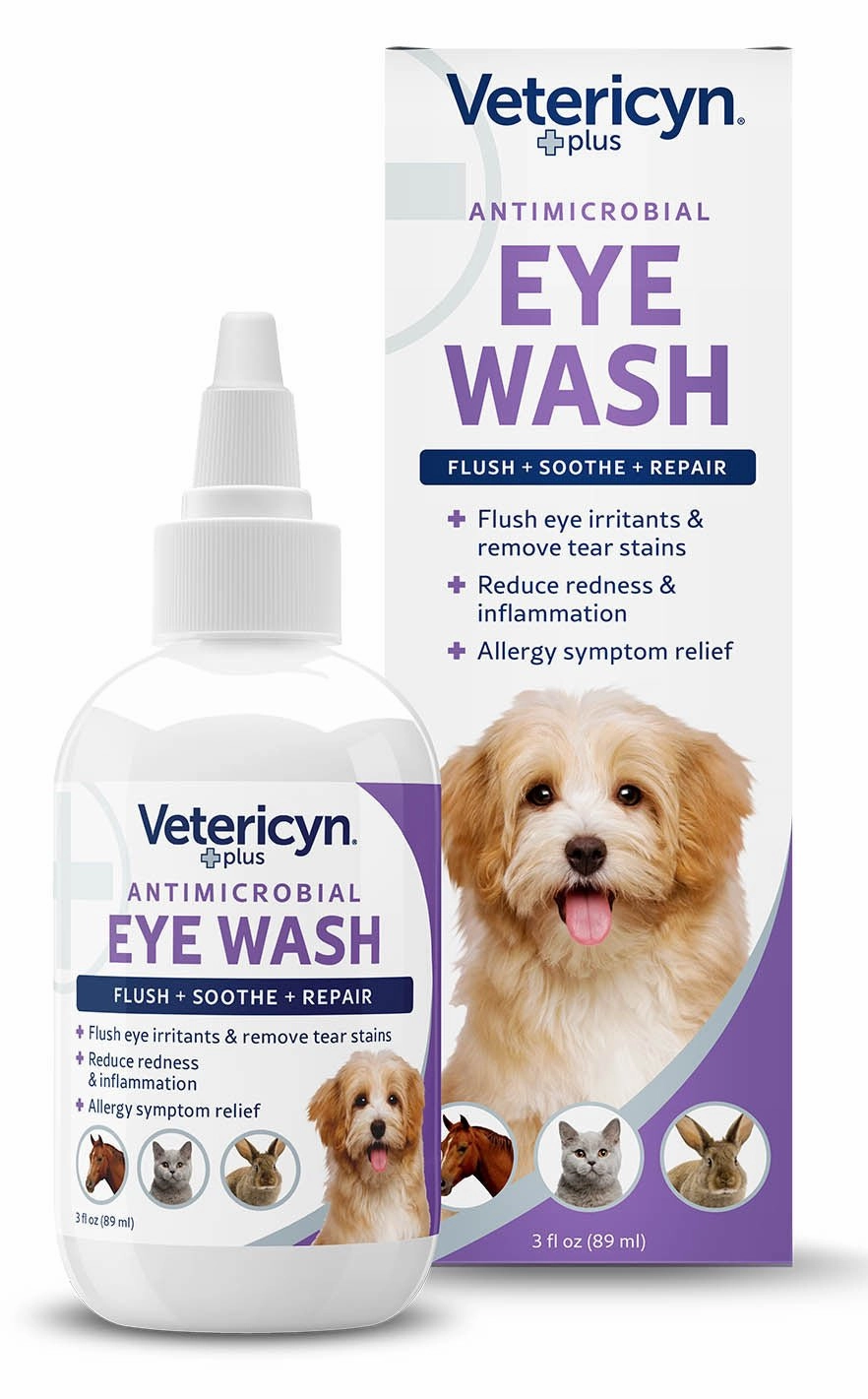 Vetericyn Plus All Animal Eye Wash, 3 oz