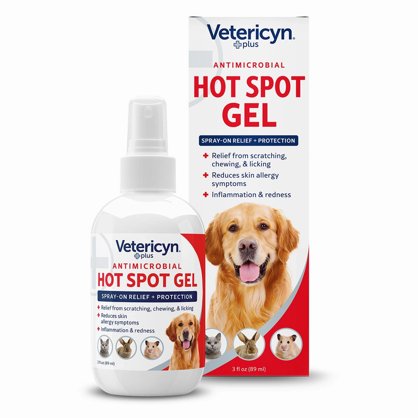Vetericyn Plus Antimicrobial Hot Spot Gel, 3 oz