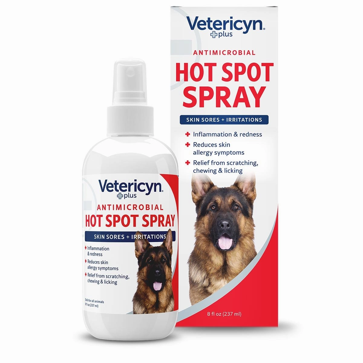 Vetericyn Plus Hot Spot Spray, 8 oz