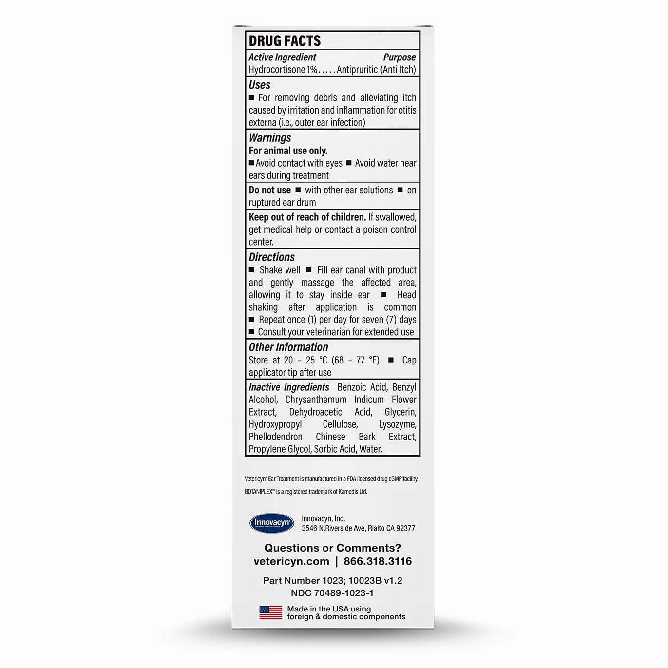 Vetericyn Triple Action Ear Treatment