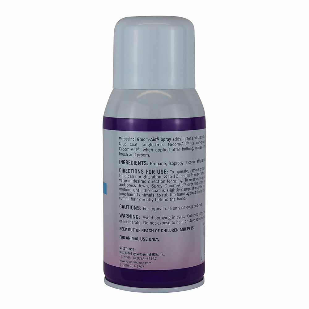 Vetoquinol Care Groom-Aid Spray for Dogs & Cats, 7.3 oz