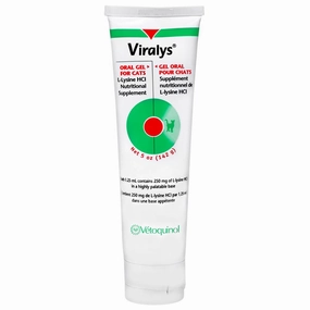 Vetoquinol Viralys Gel, 5 oz Tube of L-Lysine