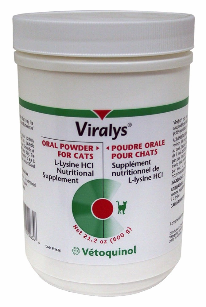Vetoquinol Viralys L-Lysine Supplement for Cats