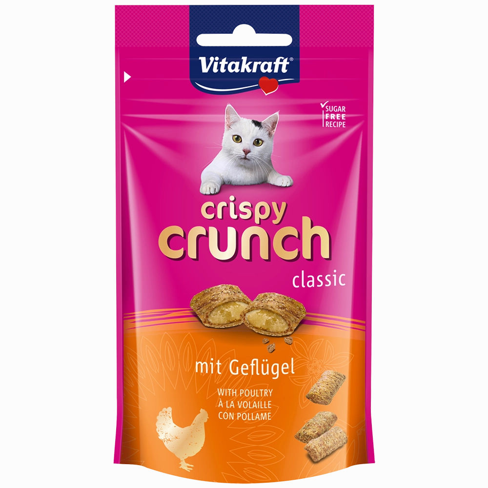 Vitakraft Cat Crispy Crunch with Poultry 60g