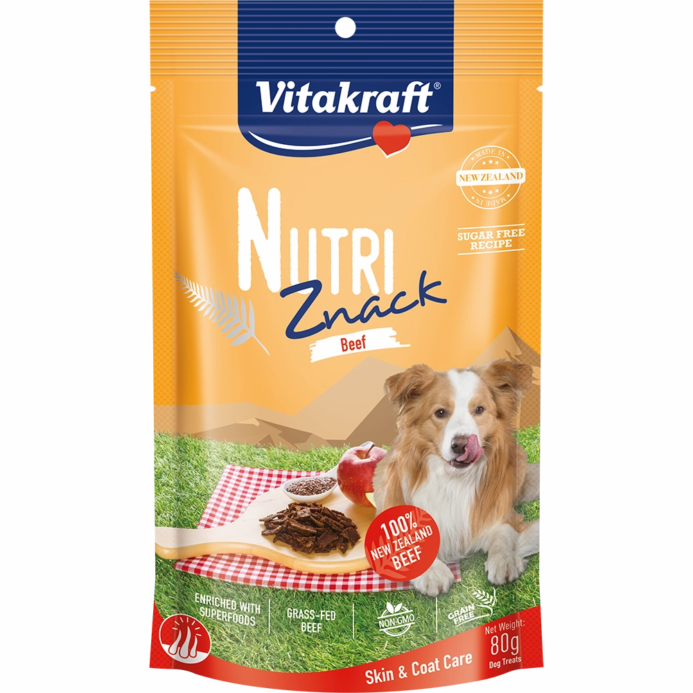 Vitakraft Dog Nutri Znack Beef Skin & Coat Care 80g