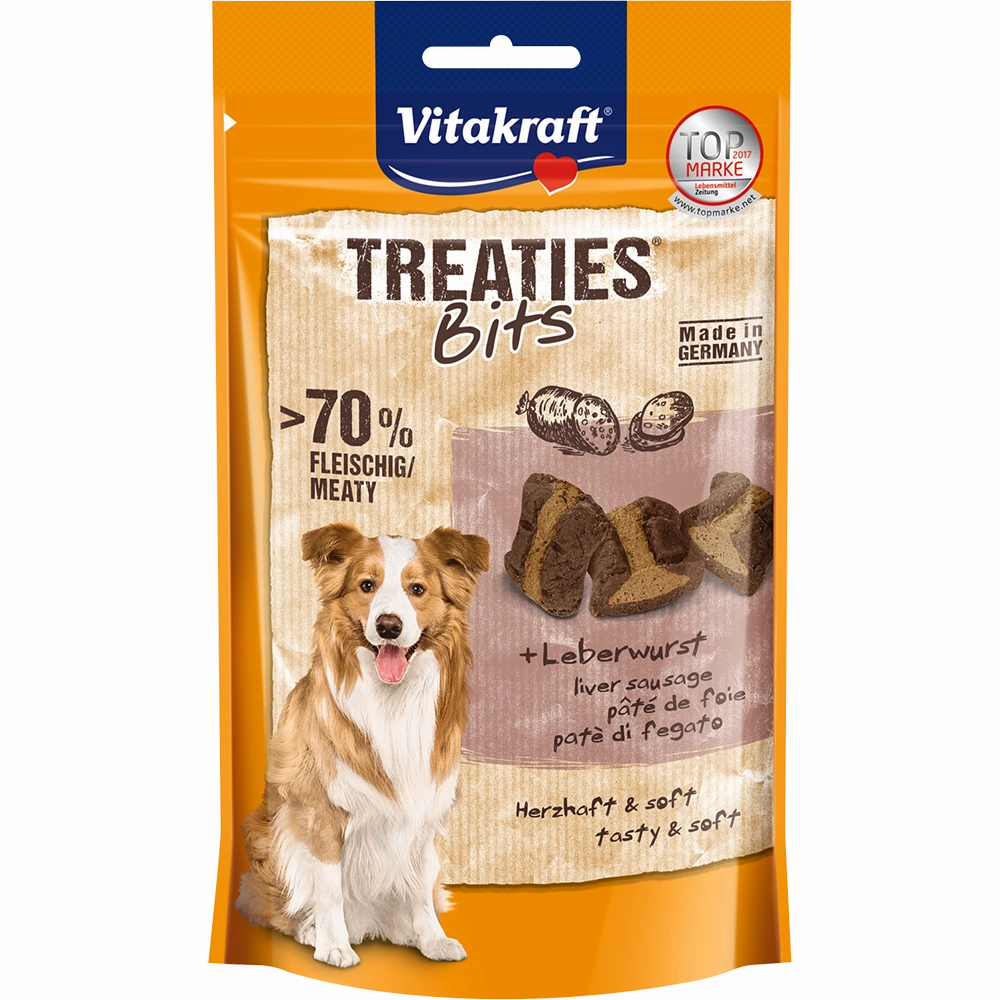 Vitakraft Dog Treaties Bits Liver Sausage 120g