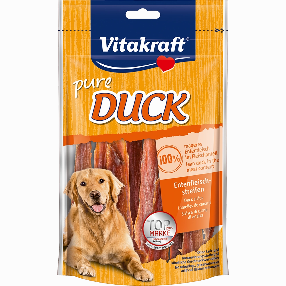 Vitakraft Dog Treats Duck Meat Strips 80g