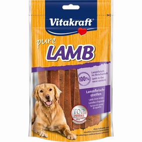 Vitakraft Dog Treats Lamb Meat Strips 80g