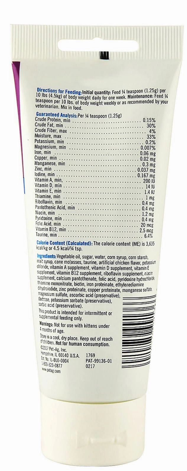 Vitamin & Mineral Gel for Cats
