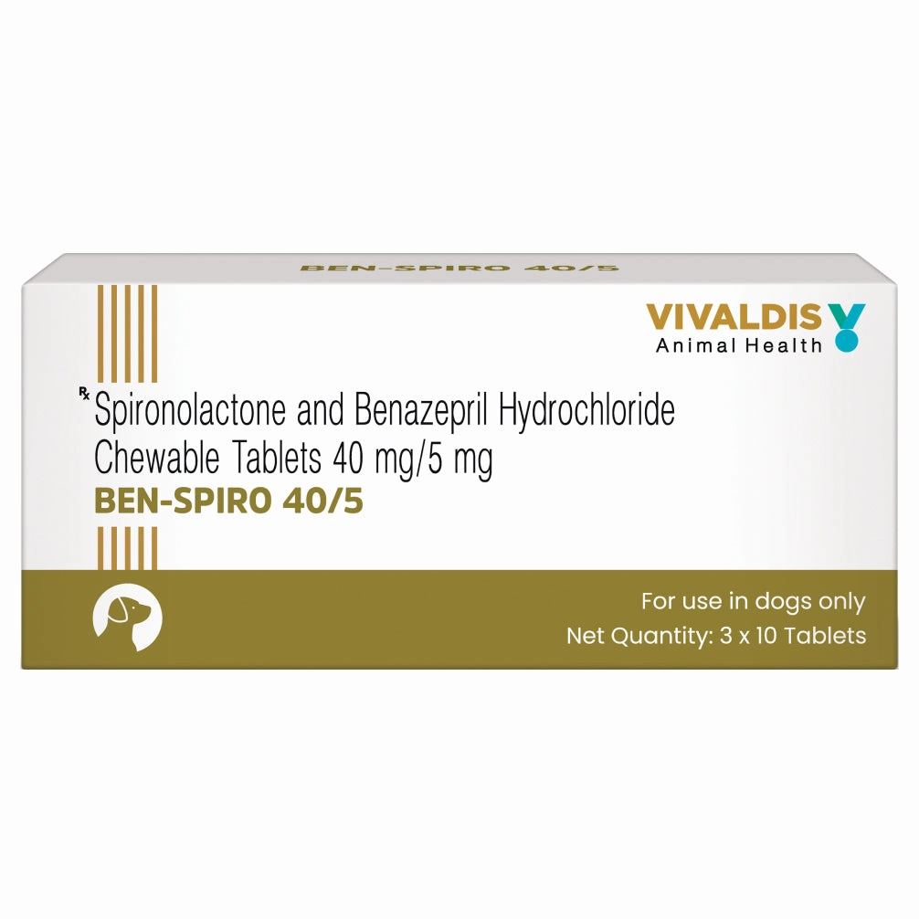 Vivaldis Ben Spiro (Spironolactone & Benzepril) Tablets for Dogs