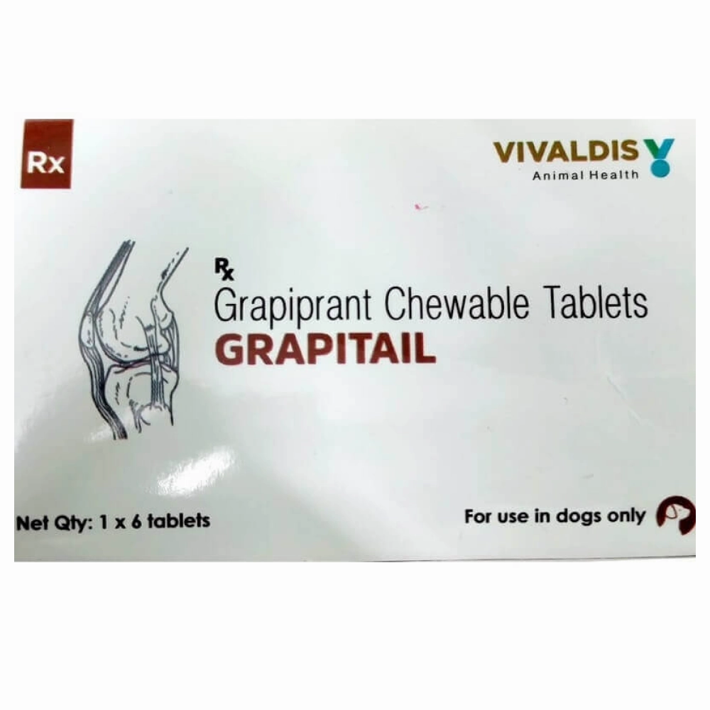Vivaldis Grapitail 100mg (Grapiprant) Tablet for Dogs