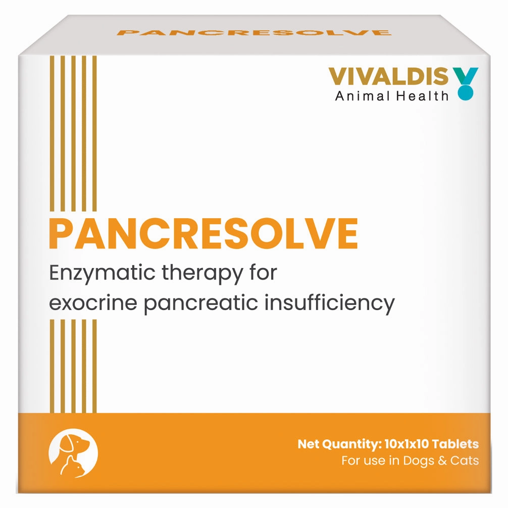 Vivaldis Pancresolve Tablet for Dogs and Cats