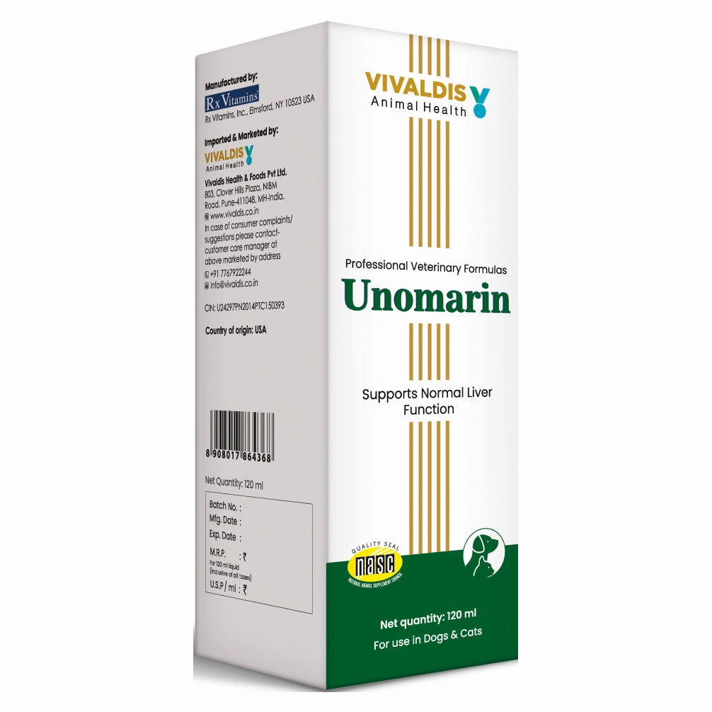 Vivaldis Unomarin Syrup for Dogs and Cats
