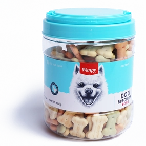 Wanpy Dog Biscuits Bone 480g