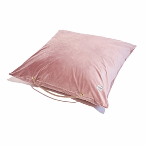 Washable Velvet Dog Bed Rose