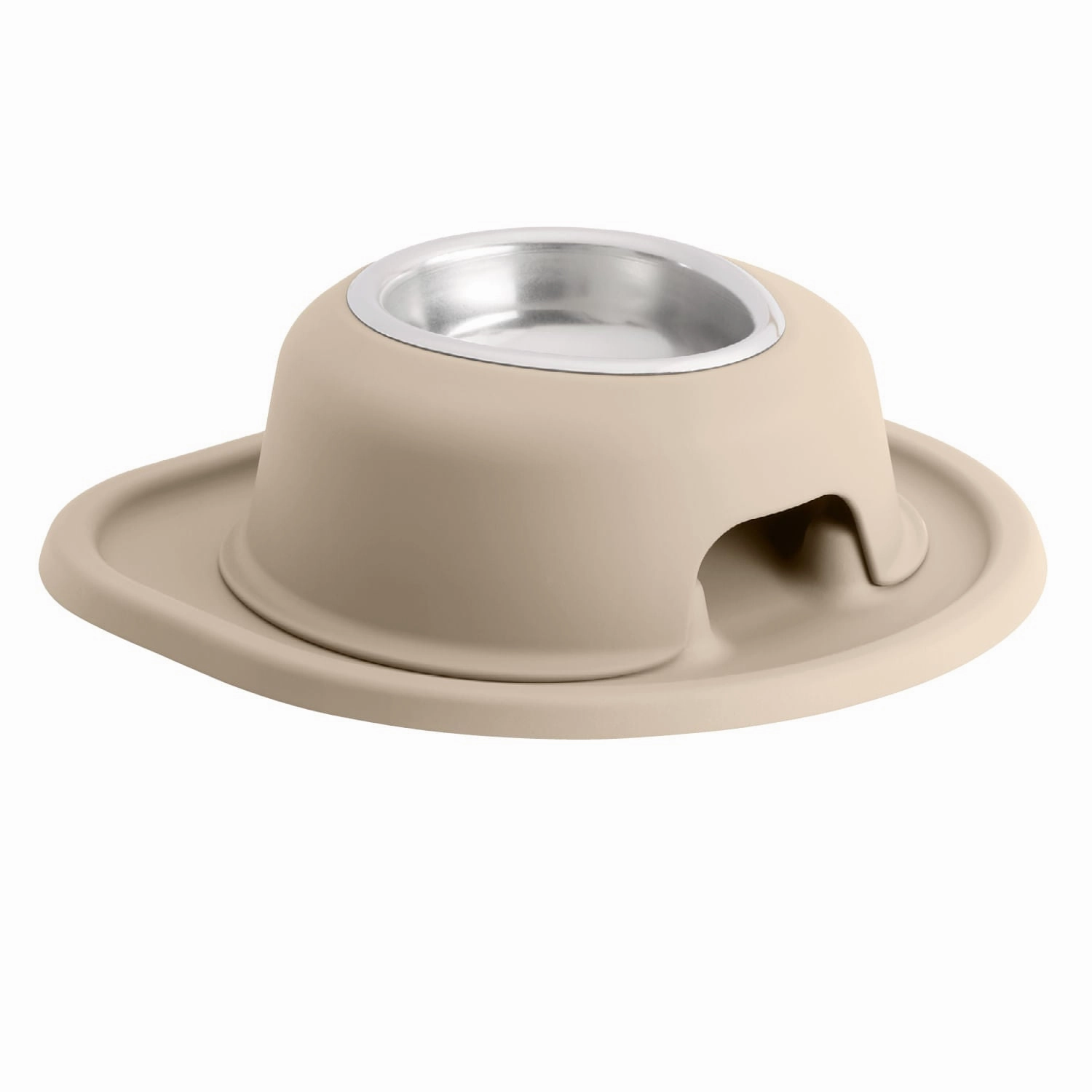 WeatherTech Single High Pet Feeding System, Stainless Steel