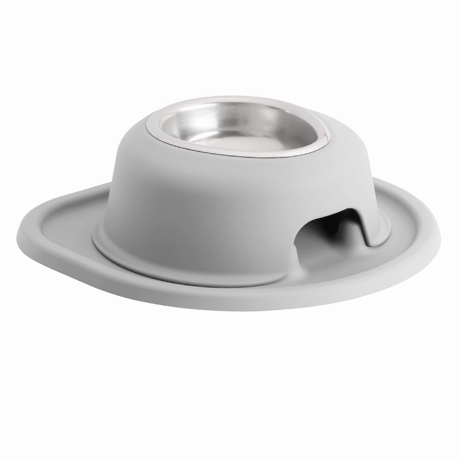 WeatherTech Single High Pet Feeding System, Stainless Steel