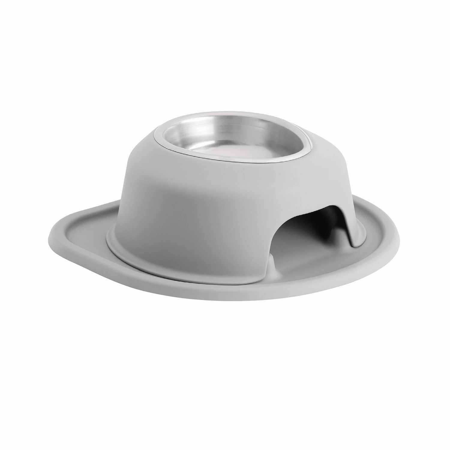 WeatherTech Single High Pet Feeding System, Stainless Steel