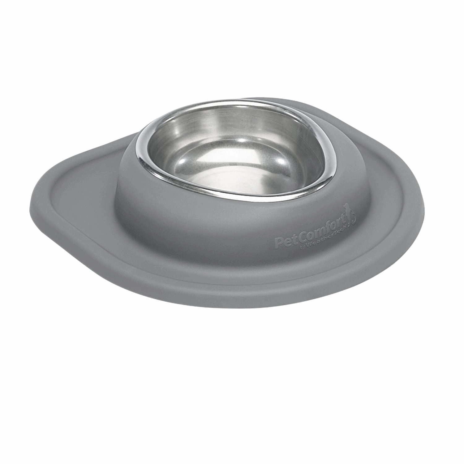 WeatherTech Single Low Pet Feeding System, Stainless Steel