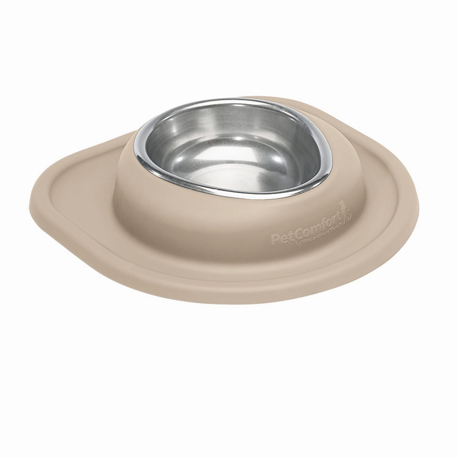 WeatherTech Single Low Pet Feeding System, Stainless Steel