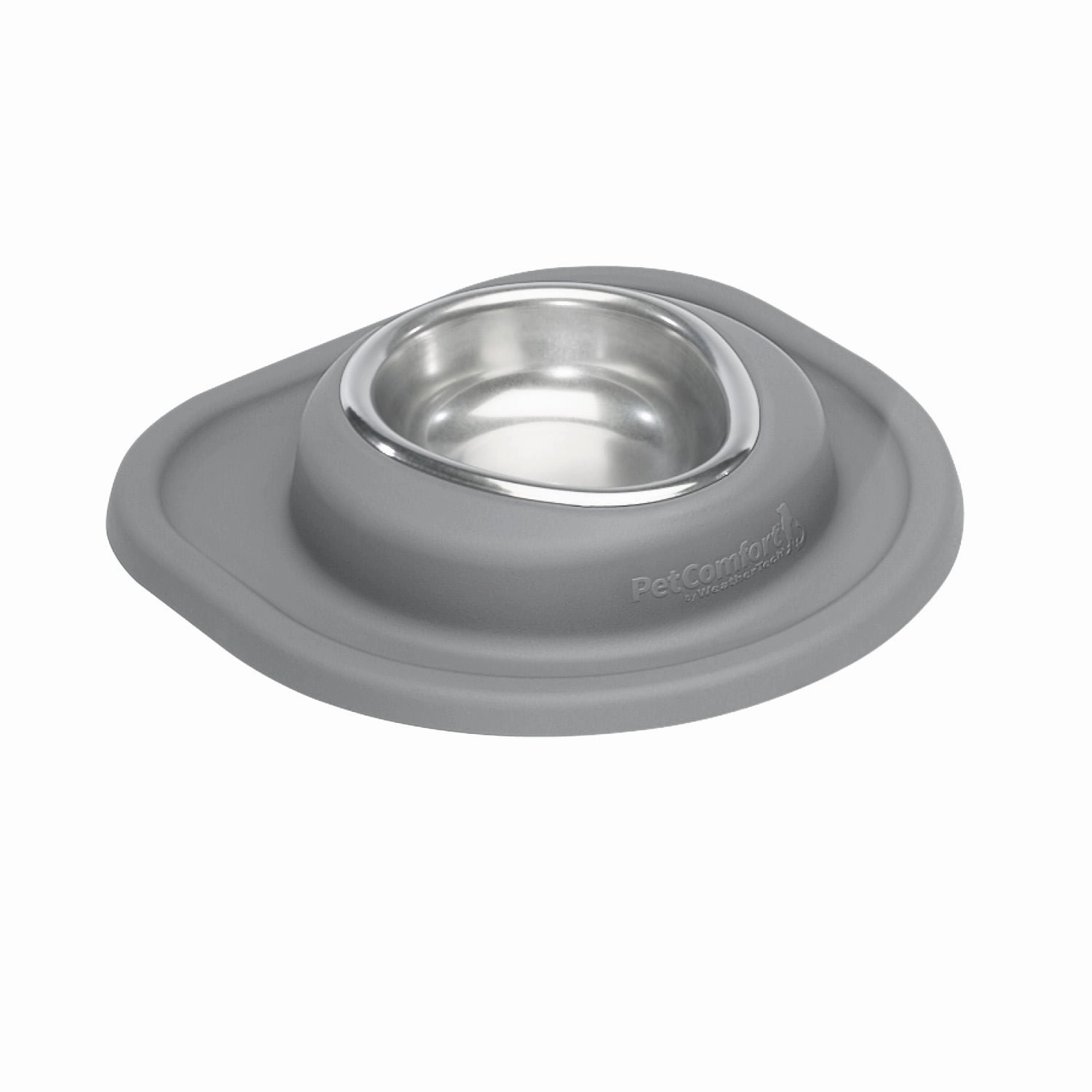 WeatherTech Single Low Pet Feeding System, Stainless Steel