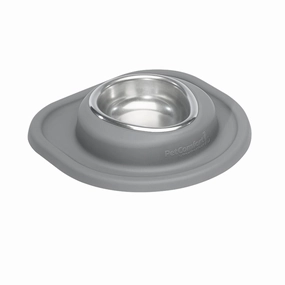WeatherTech Single Low Pet Feeding System, Stainless Steel