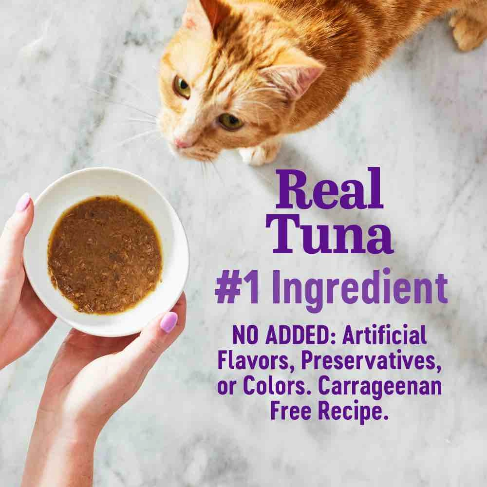 Wellness Appetizing Entrees Flaked Tuna & Cod Adult Pouch Cat Food 1.4oz