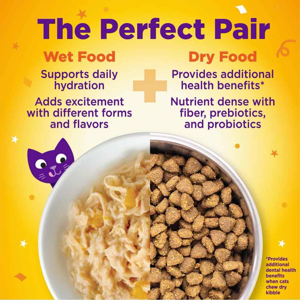 Wellness Appetizing Entrees Shredded Chicken Adult Pouch Cat Food 1.4oz