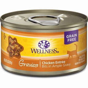 Wellness Complete Health Gravies Chicken Entree Grain-Free Canned Cat Food 85g