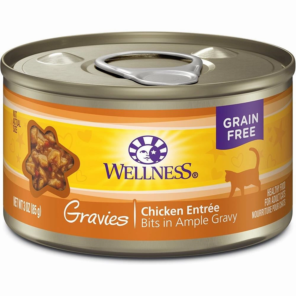 Wellness Complete Health Gravies Chicken Entree Grain-Free Canned Cat Food 85g