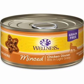 Wellness Complete Health Minced Chicken Dinner Grain-Free Canned Cat Food 156g