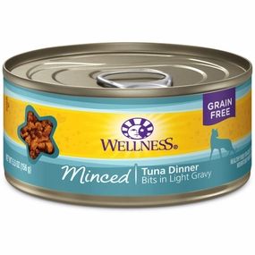 Wellness Complete Health Minced Tuna Dinner Grain-Free Canned Cat Food 156g