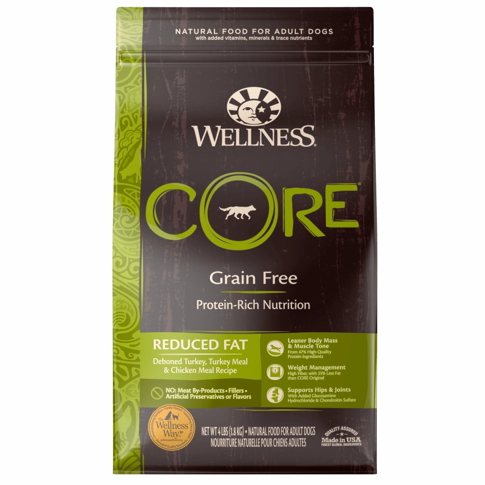 Wellness CORE Natural Grain Free Reduced Fat Weight Management Turkey & Chicken Recipe Dry Dog Food