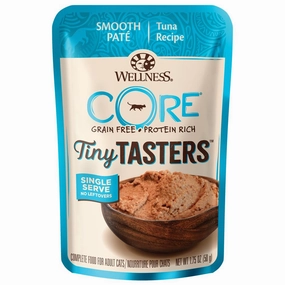 Wellness CORE Tiny Tasters Tuna Pate Grain-Free Adult Pouch Cat Food 1.75oz