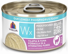 Weruva Wx Phos Focused Tilapia & Tuna Formula Grain-Free Puree Wet Cat Food