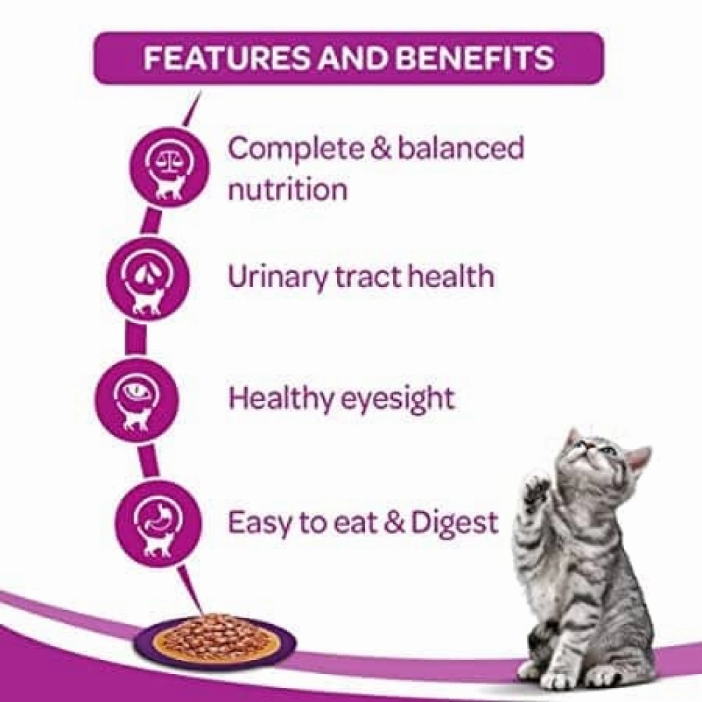 Whiskas Tuna in Jelly Meal and Ocean Fish Adult Cat Wet Food Combo
