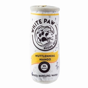 White Paw Muttlenial Mango Dog Toy