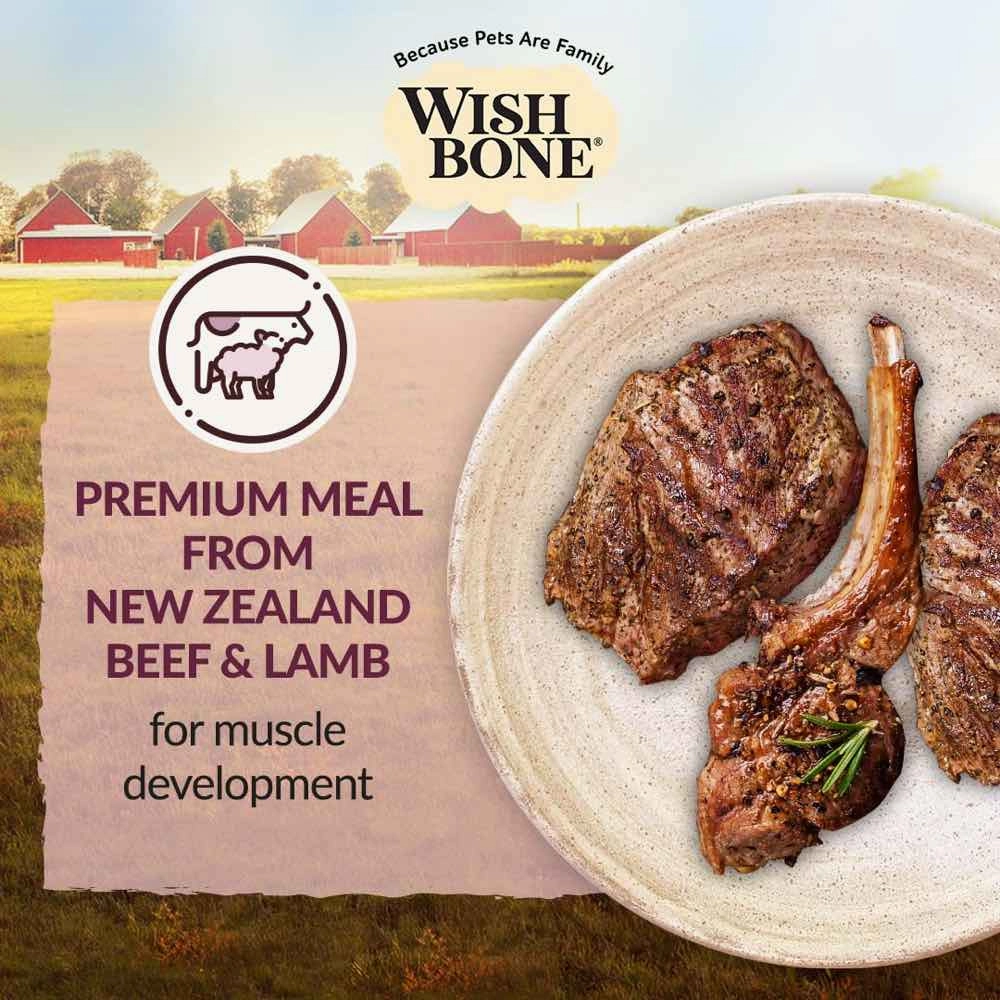 Wishbone Graze Beef, Lamb & Chicken Grain-Free Dry Cat Food 4lb