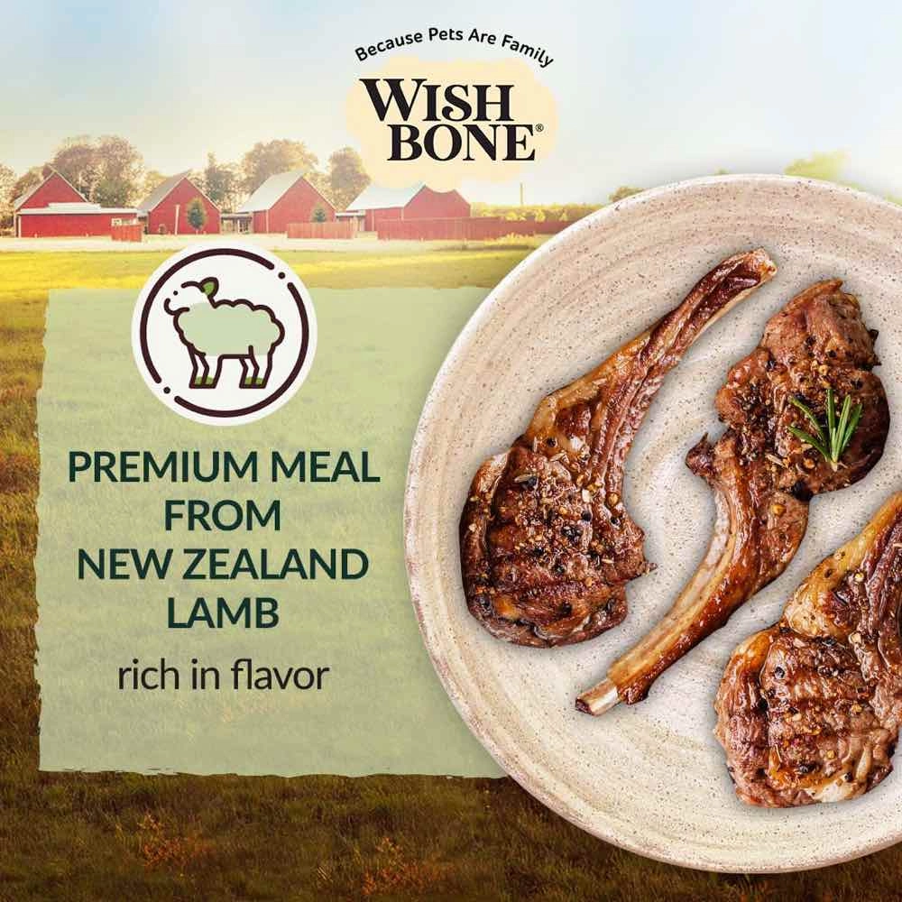 Wishbone Pasture Lamb & Chicken Grain-Free Dry Cat Food 4lb