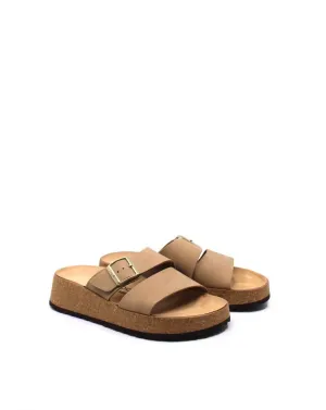 Sandale Almina pour femme en beige