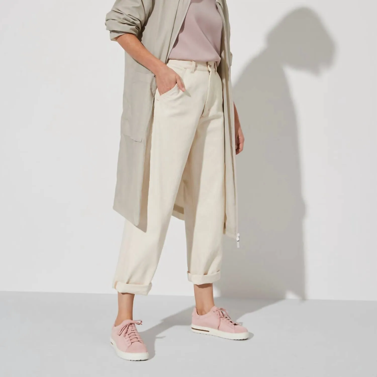Baskets Bend Low pour Femme - Étroites en Rose Doux