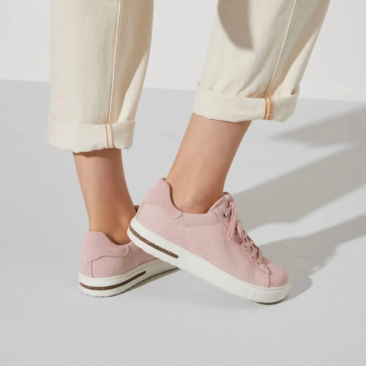 Baskets Bend Low pour Femme - Étroites en Rose Doux
