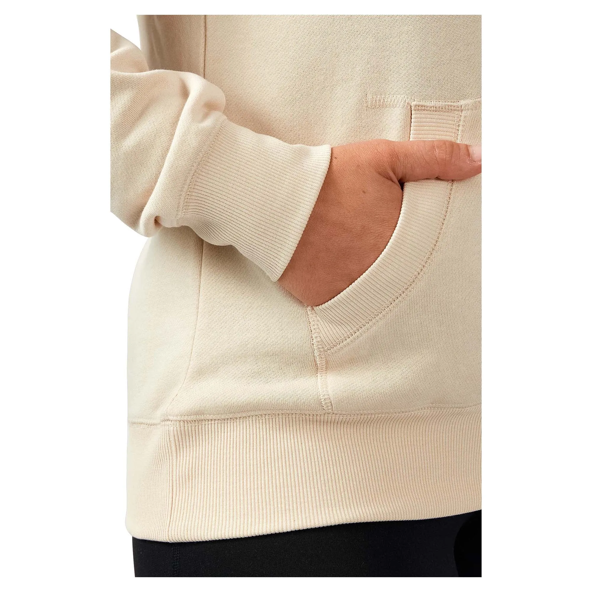 Pull à capuche en polaire pour femme