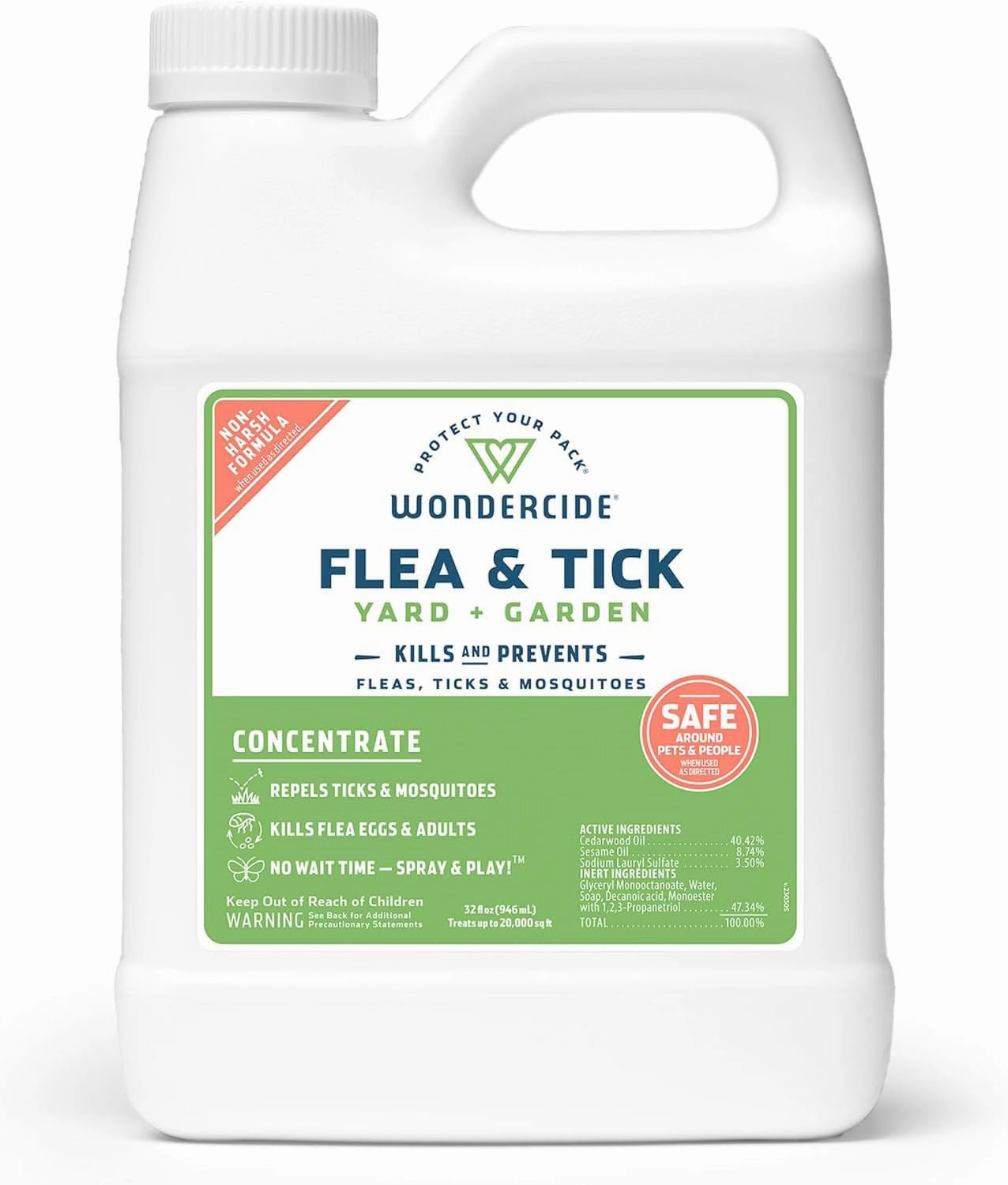 Wondercide Flea, Tick & Mosquito Control Concentrate for Yard   Garden