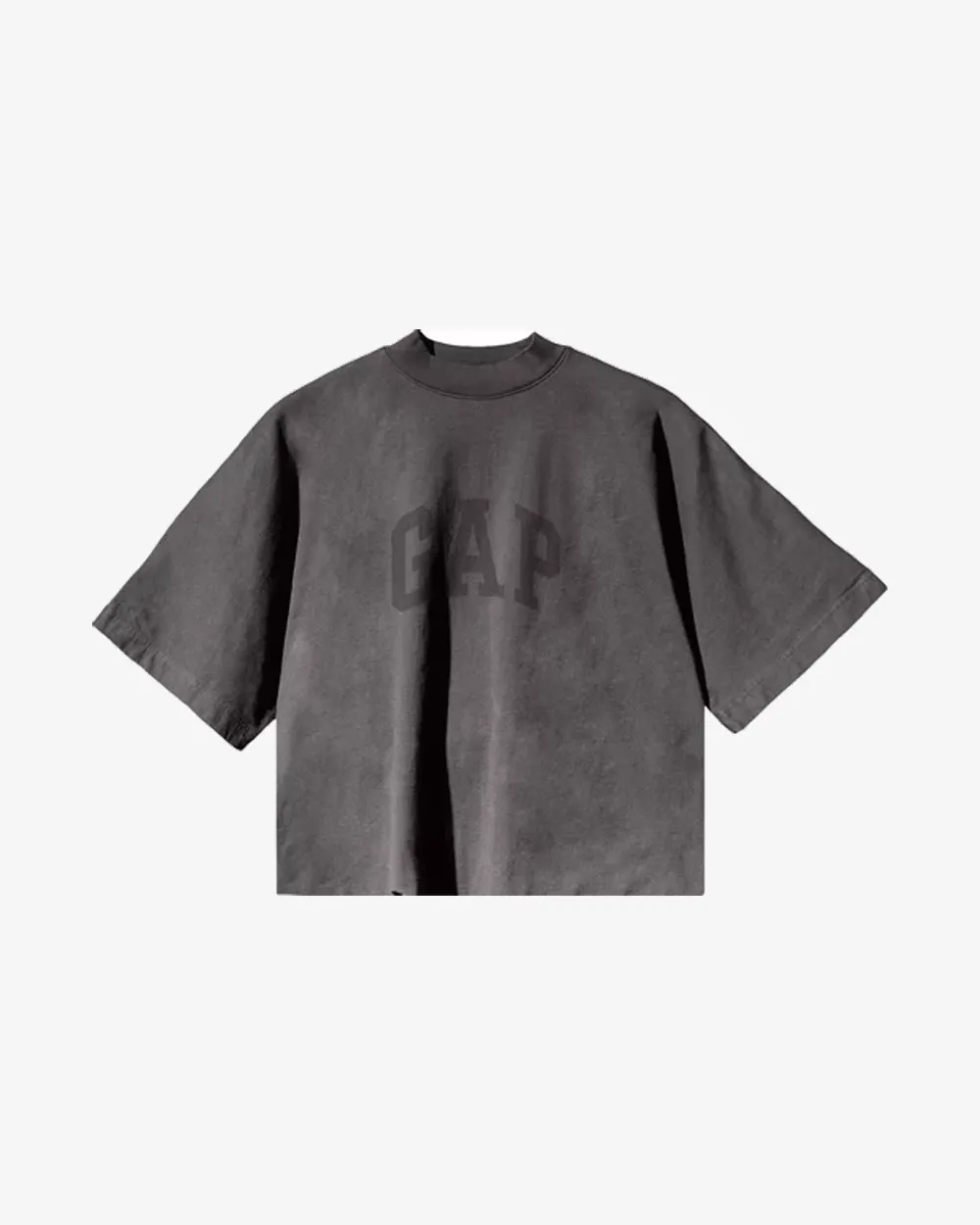 YEEZY GAP CONÇU PAR BALENCIAGA DOVE T-SHIRT 3/4 MANCHES GRIS FONCÉ SANS COUTURE