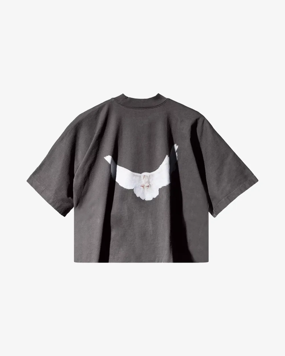 YEEZY GAP CONÇU PAR BALENCIAGA DOVE T-SHIRT 3/4 MANCHES GRIS FONCÉ SANS COUTURE