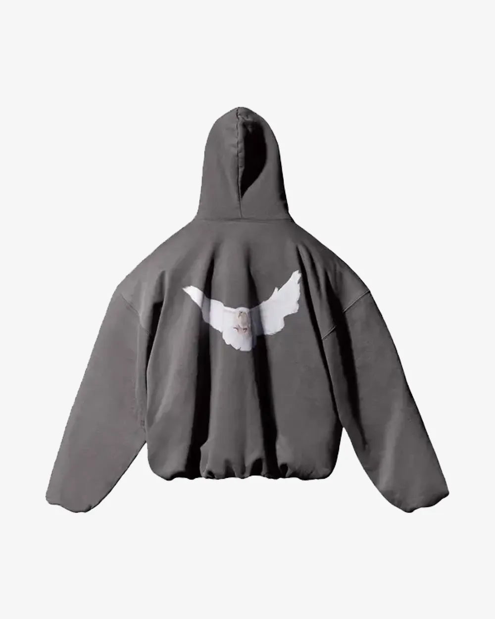 YEEZY GAP CONÇU PAR BALENCIAGA PULL À CAPUCHE GRIS FONCÉ COLOMBE