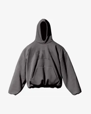 YEEZY GAP CONÇU PAR BALENCIAGA PULL À CAPUCHE GRIS FONCÉ COLOMBE