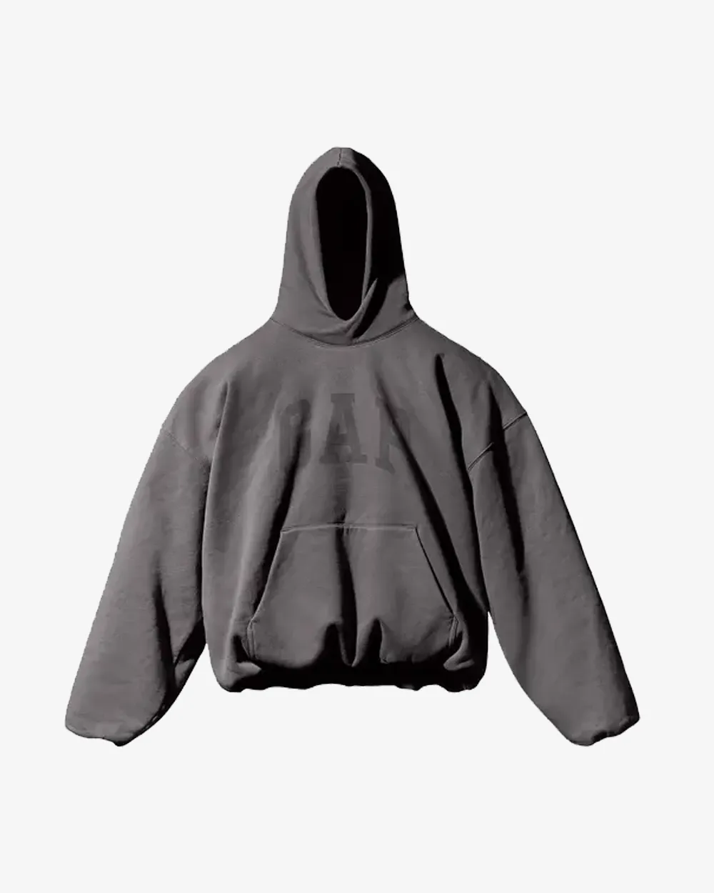 YEEZY GAP CONÇU PAR BALENCIAGA PULL À CAPUCHE GRIS FONCÉ COLOMBE