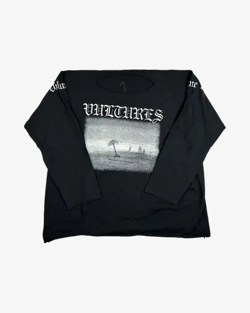 YEEZY VULTURES MANCHE LONGUE NOIRE